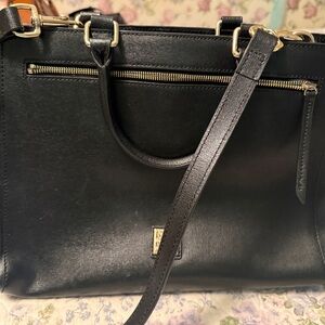 Black Leather Handbag
